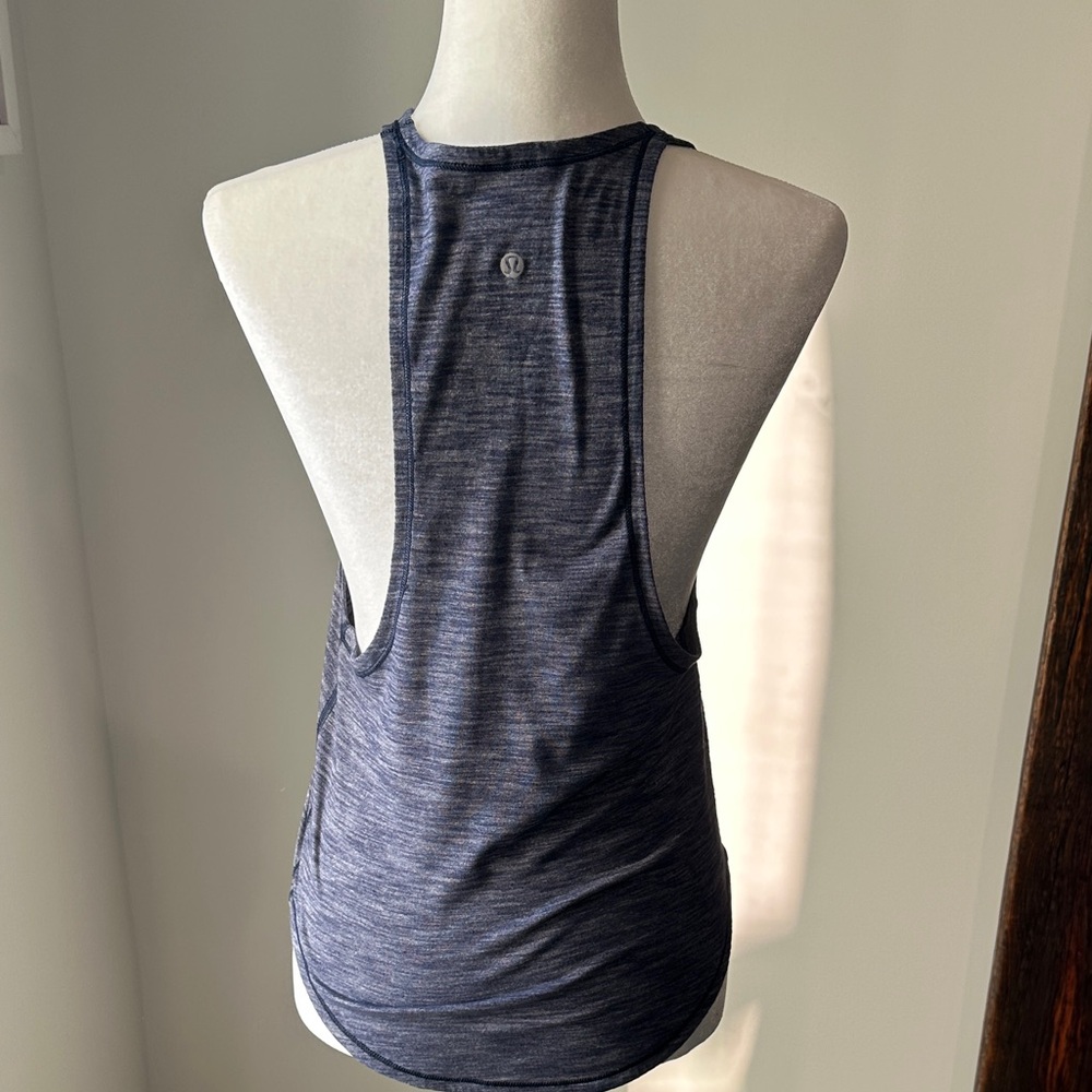 Lululemon Athletica Heathered Blue Tank Top 6 - Picture 5 of 6
